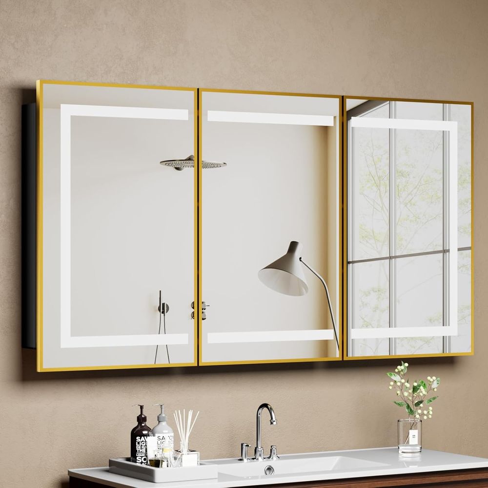 Illuminated Bathroom Mirror Ca - Bathroom Cabinet Mirror reseña y precio