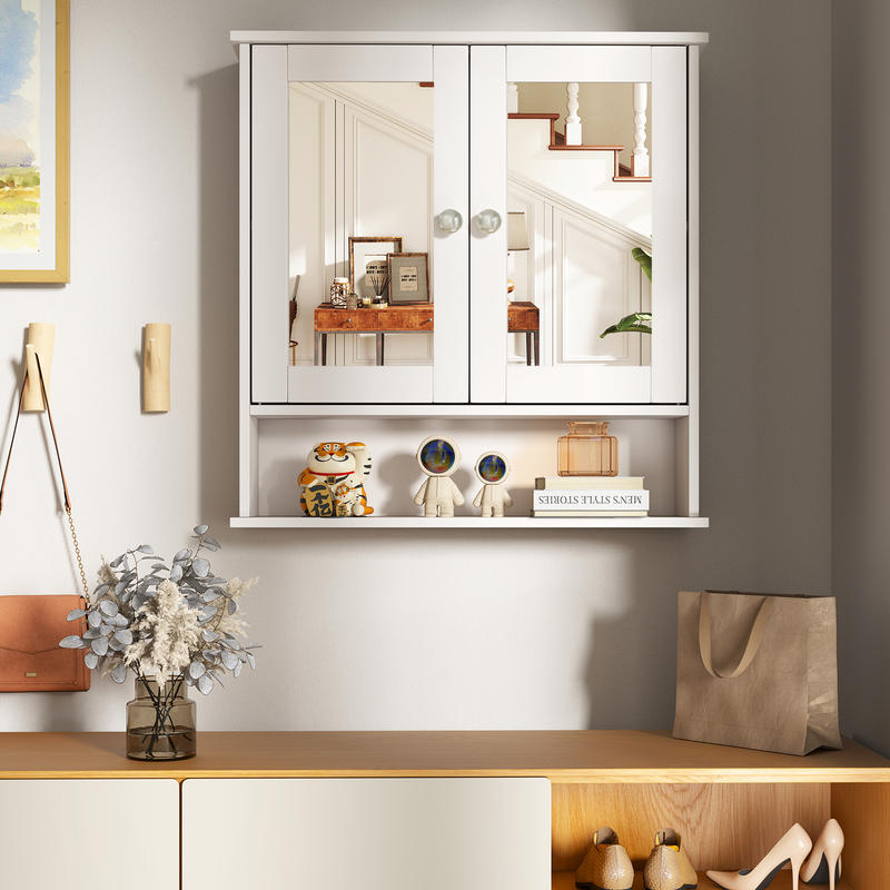 Bathroom Wall Mount Mirror Cab - Bathroom Cabinet Mirror reseña y precio