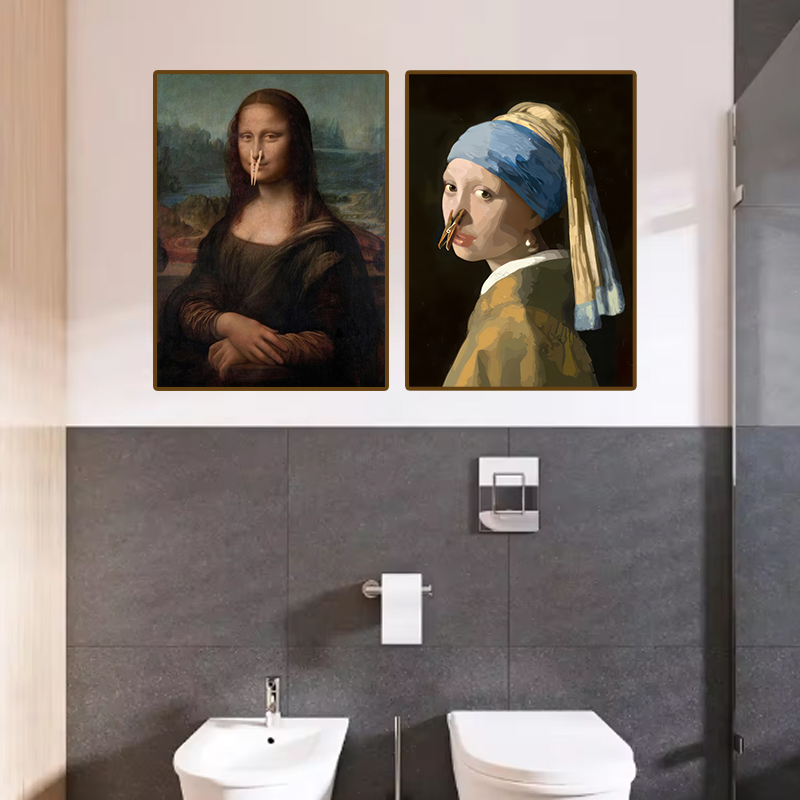 1pc Funny Abstract Bathroom To - Home Bathroom Design reseña y precio