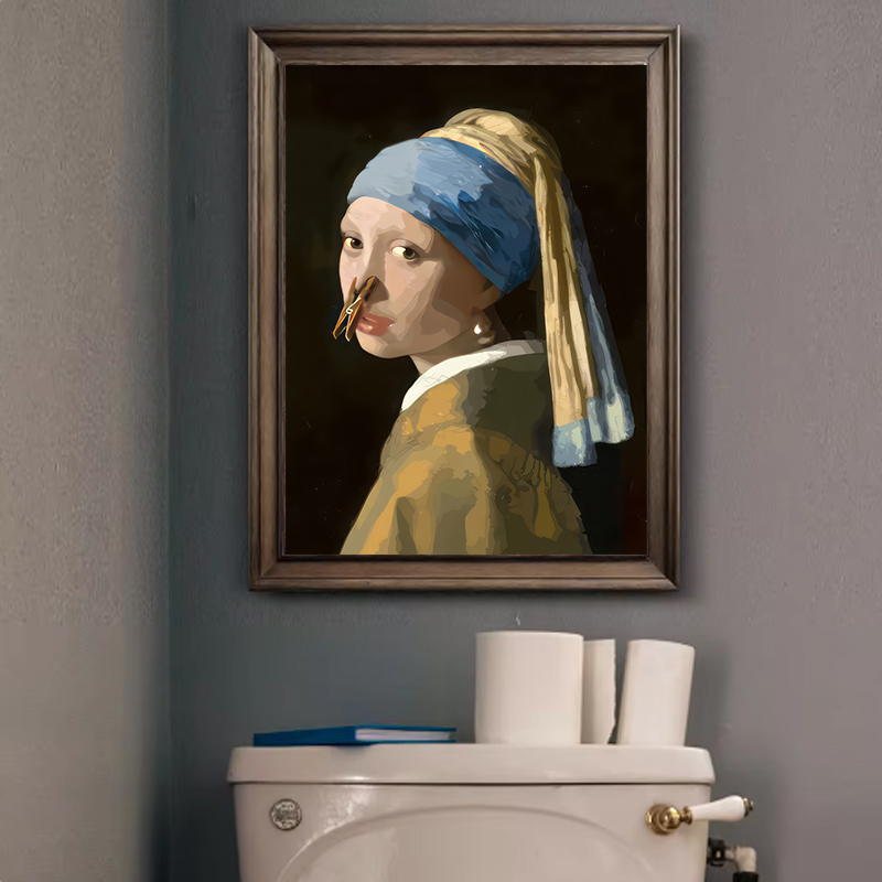 1pc Funny Abstract Bathroom To - Home Bathroom Design reseña y precio