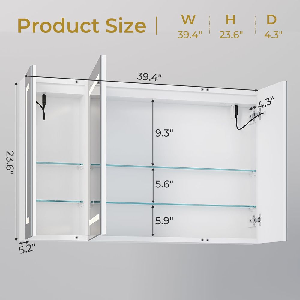 Medicine Cabinet with Mirror a - Bathroom Cabinet Mirror reseña y precio