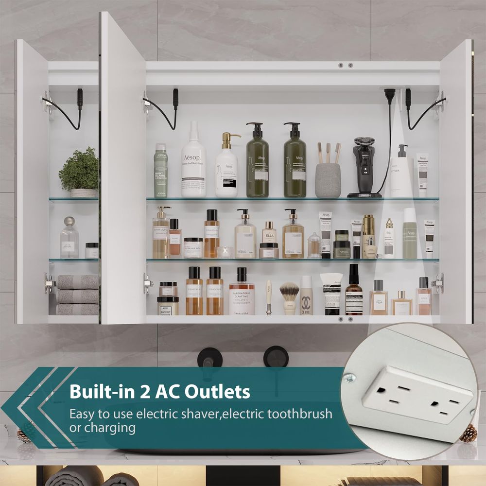 Medicine Cabinet with Mirror a - Bathroom Cabinet Mirror reseña y precio