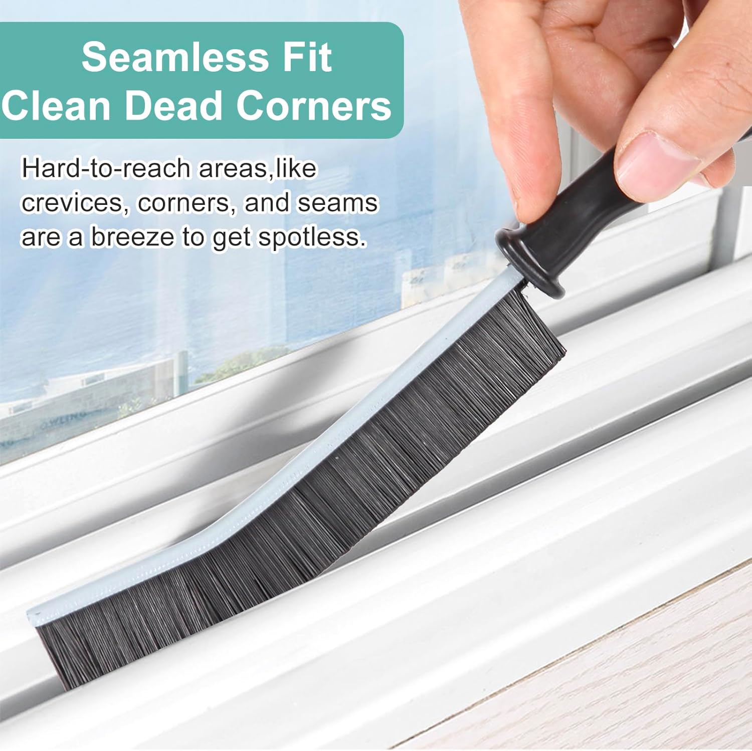 5 Pcs Hard Bristle Crevice Cle - Home Kitchen Bathroom Cleaning reseña y precio
