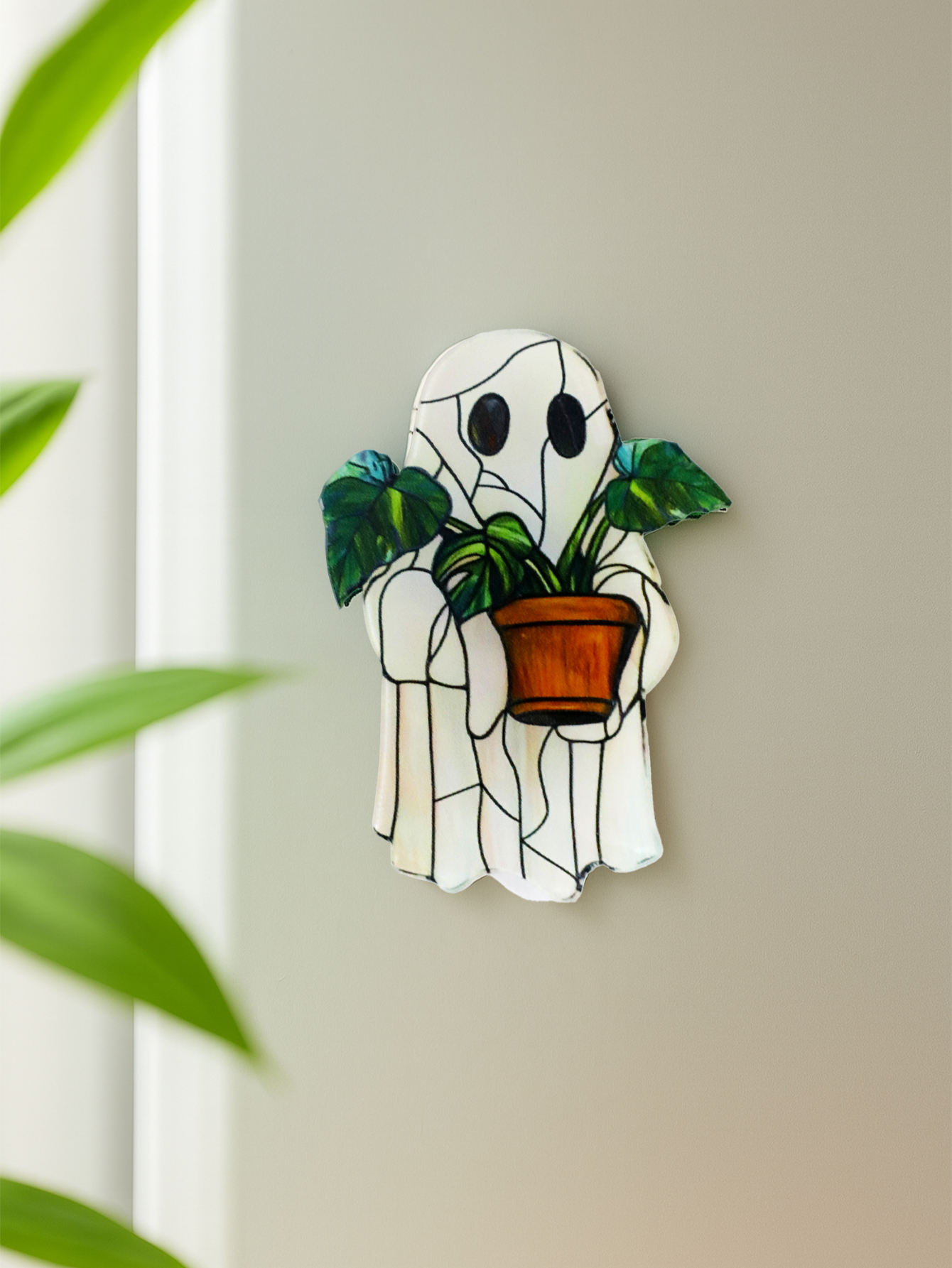Halloween Ghost Acrylic Sticke - Home Bathroom Design reseña y precio