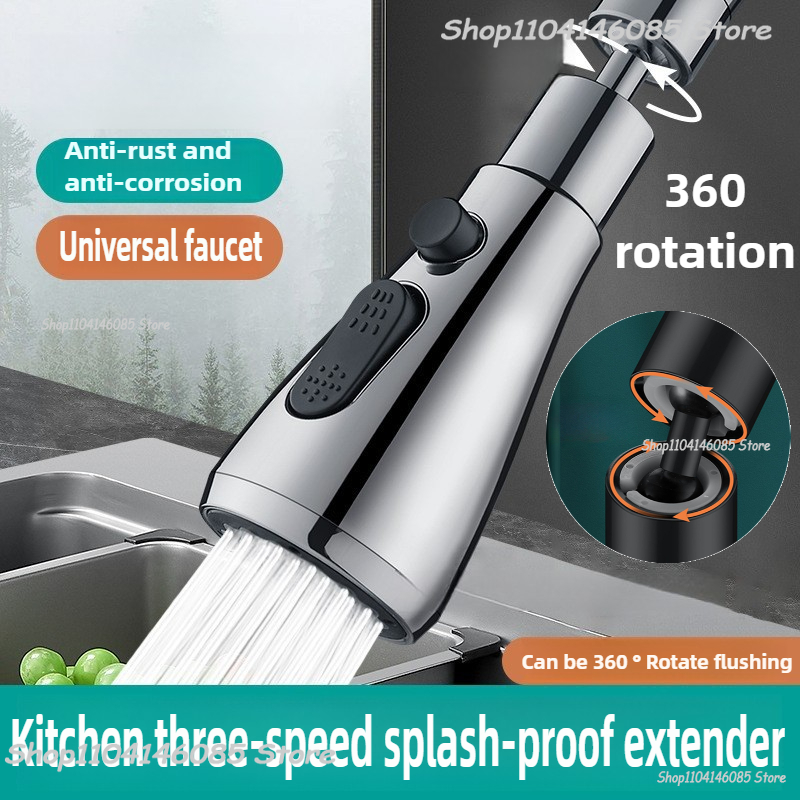 Faucet Extender Metal Three Mo - Home Bathroom Taps reseña y precio