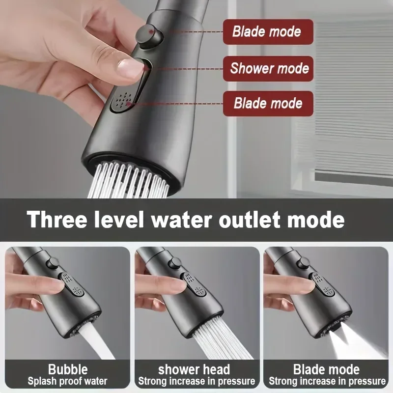 Faucet Extender Metal Three Mo - Home Bathroom Taps reseña y precio