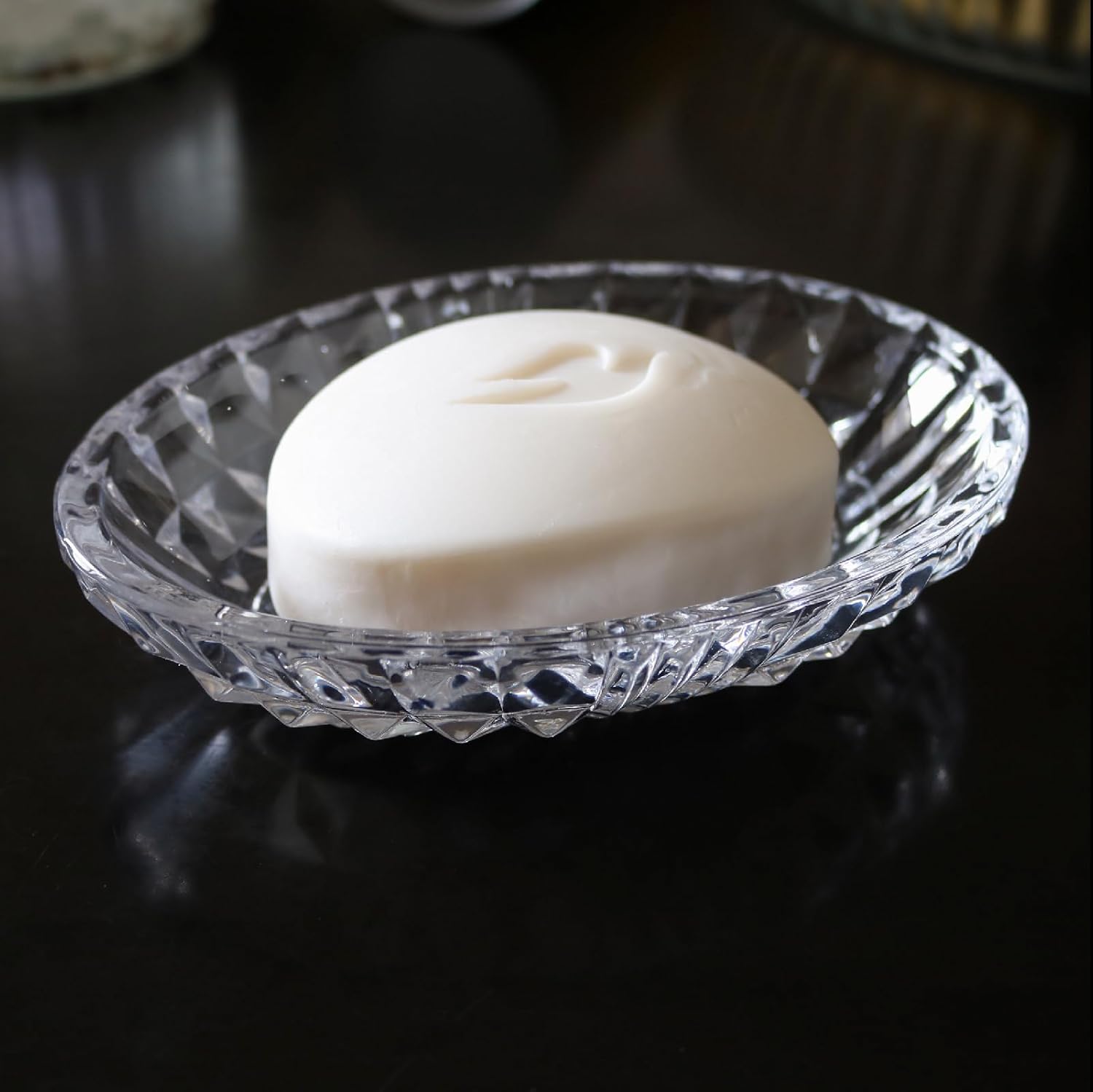 Oval Clear Glass Soap Dish wit - Glass Soap Dish reseña y precio