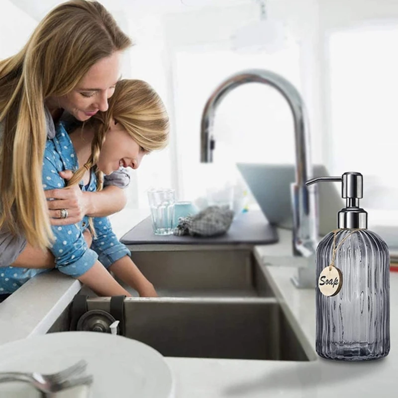 Soap Dispenser Bathroom Clear  - Glass Soap Dish reseña y precio