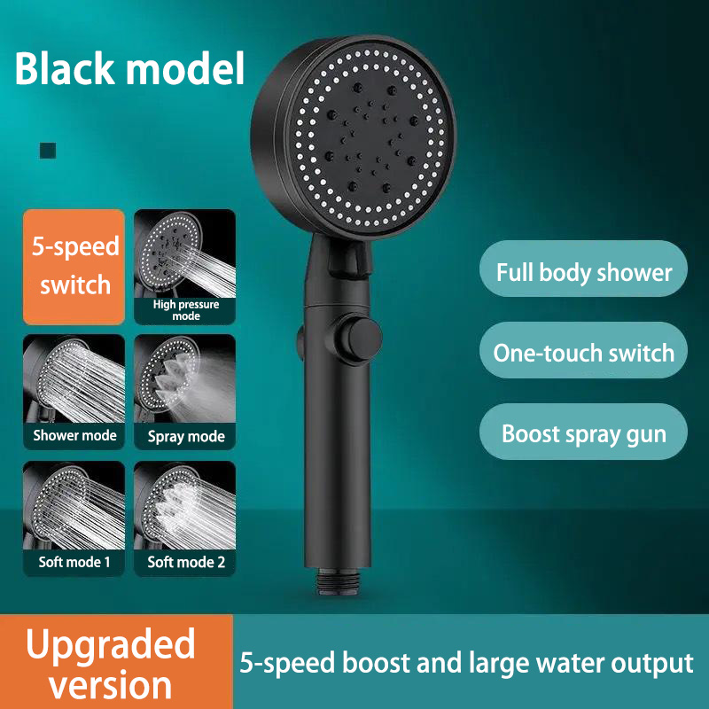 Pressure Boosting Shower Head  - Shower Head Rain reseña y precio