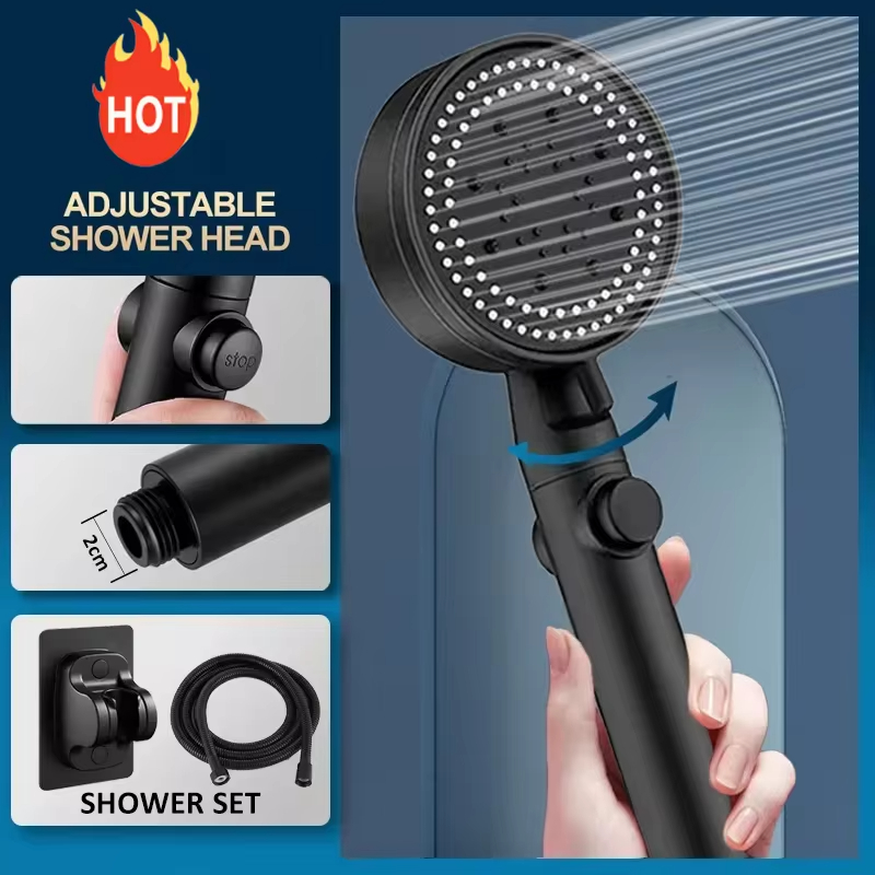 Pressure Boosting Shower Head  - Shower Head Rain reseña y precio