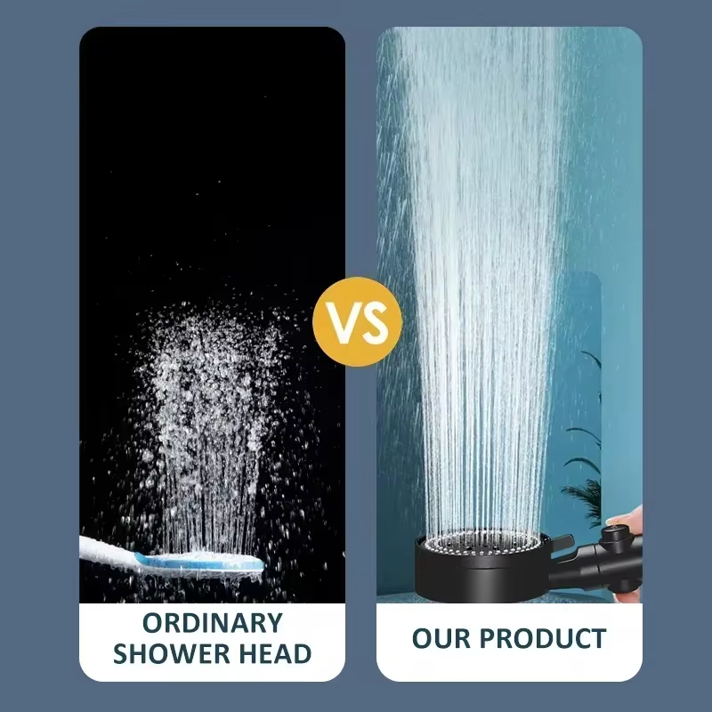 Pressure Boosting Shower Head  - Shower Head Rain reseña y precio