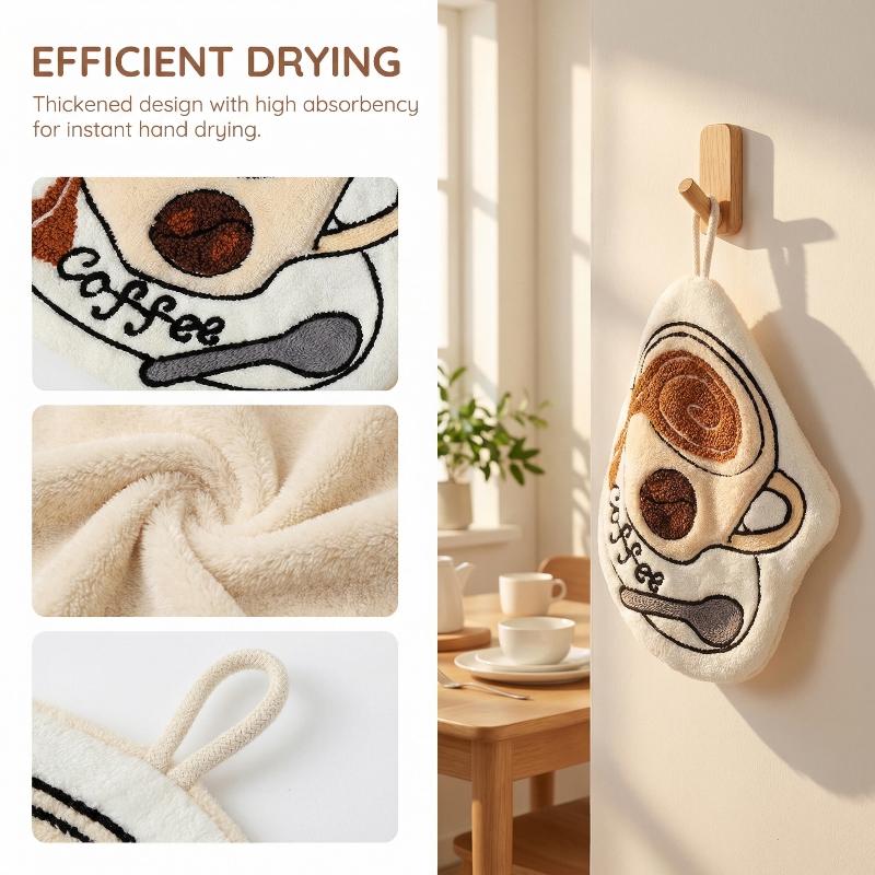 Quick Dry Absorbent Coffee Han - Home Bathroom Design reseña y precio