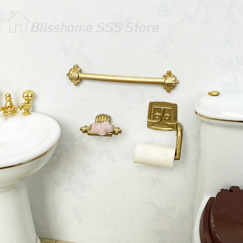 【S】1/12 Dollhouse Simulation P - Tiny Home Bathroom Kit reseña y precio