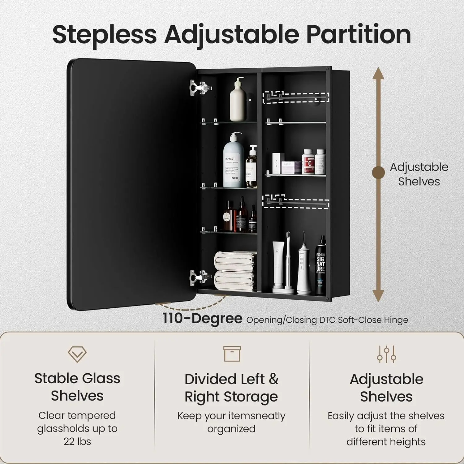 Medicine Cabinet 16x24 Inch, M - Bathroom Cabinet Mirror reseña y precio