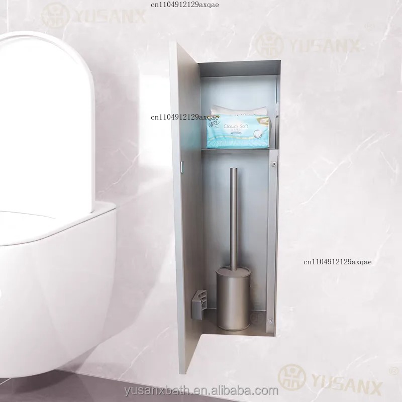 304 Stainless Steel Embedded W - Toilet Paper Holder reseña y precio