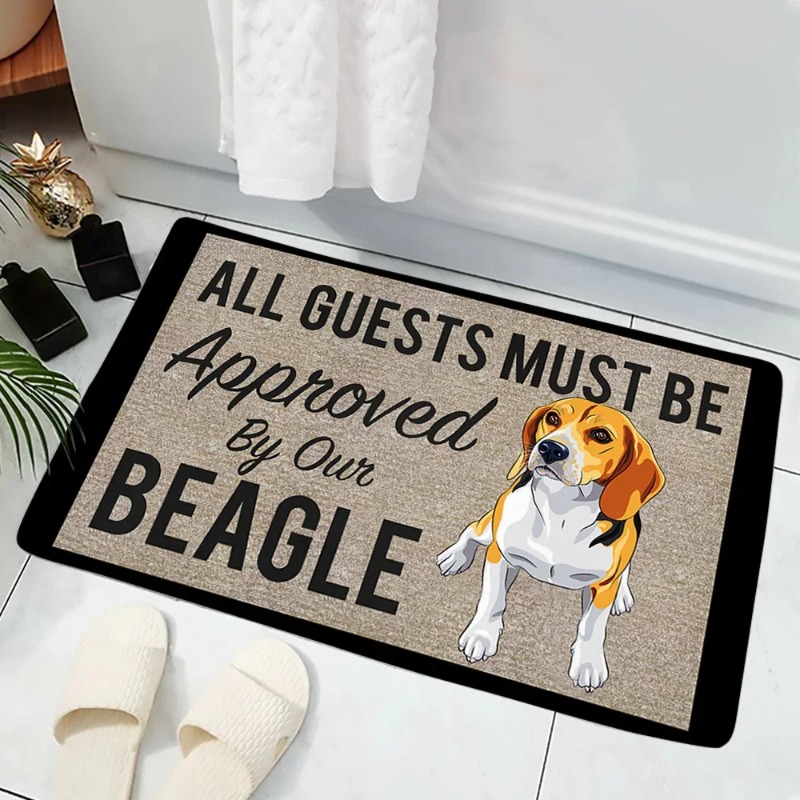 Dog Funny Door Mat Small Carpe - Home Bathroom Reno reseña y precio