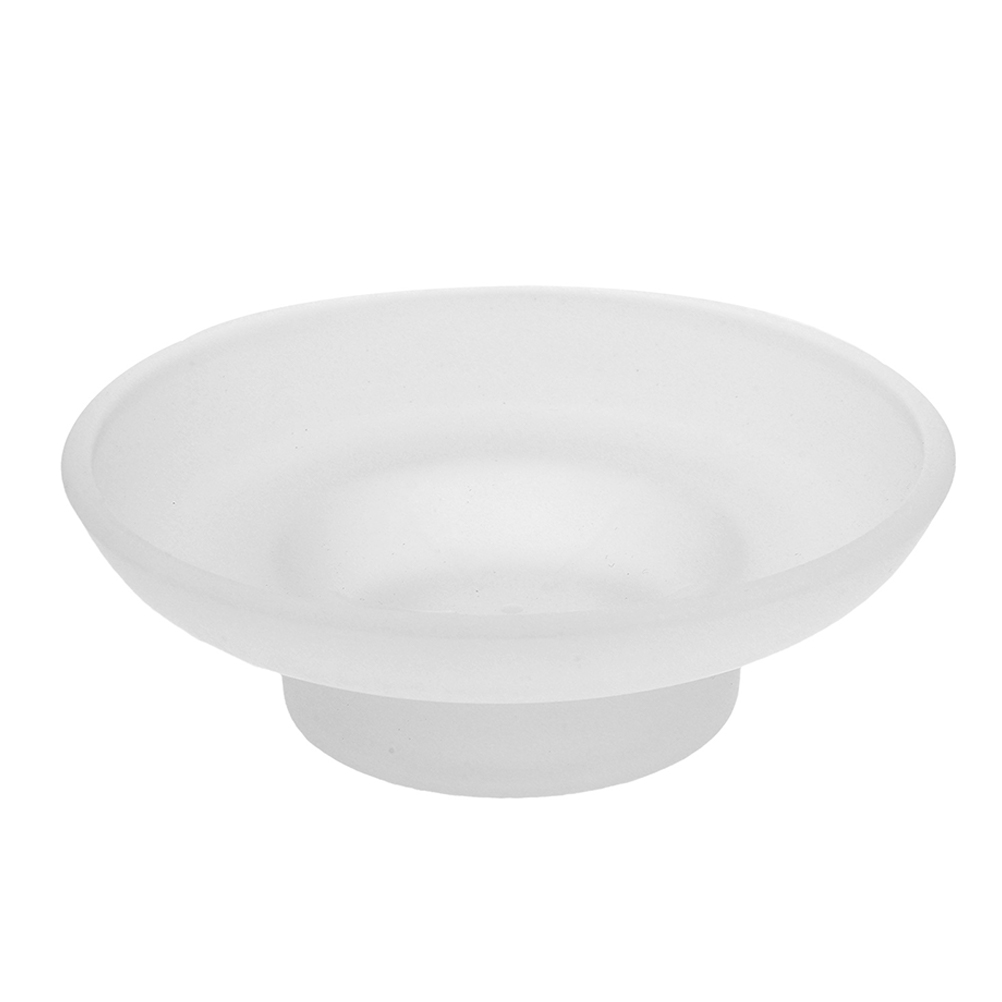 Frosted Glass Soap Dish Round  - Glass Soap Dish reseña y precio