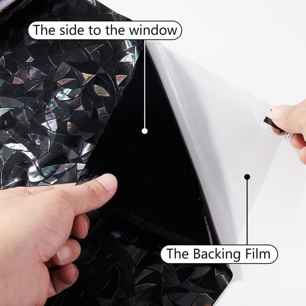 3D Black Rainbow Window Blacko - Home Bathroom Window Tint reseña y precio