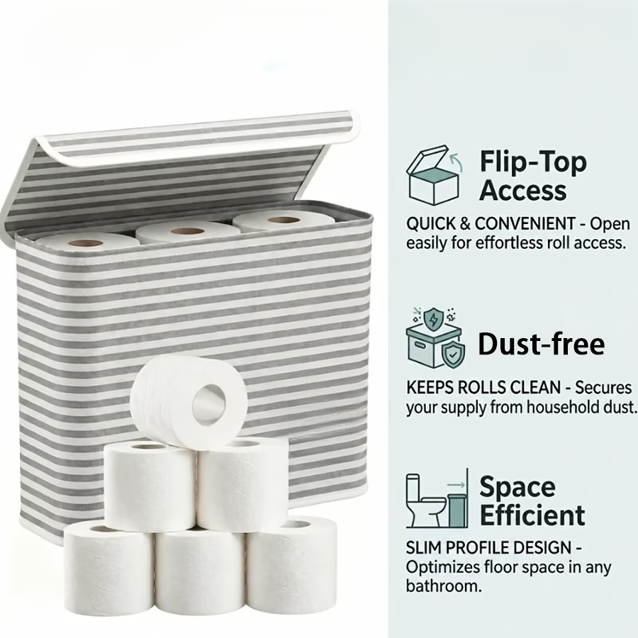 1pc Foldable Toilet Paper Stor - Toilet Paper Holder reseña y precio