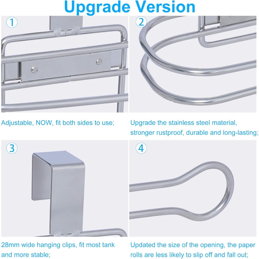 Over the Tank Toilet Paper Rol - Toilet Paper Holder reseña y precio