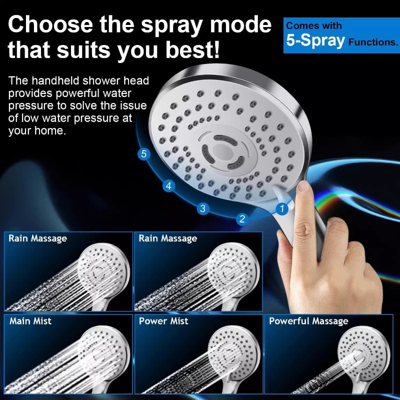 Stainless Steel Rain Shower He - Shower Head Rain reseña y precio
