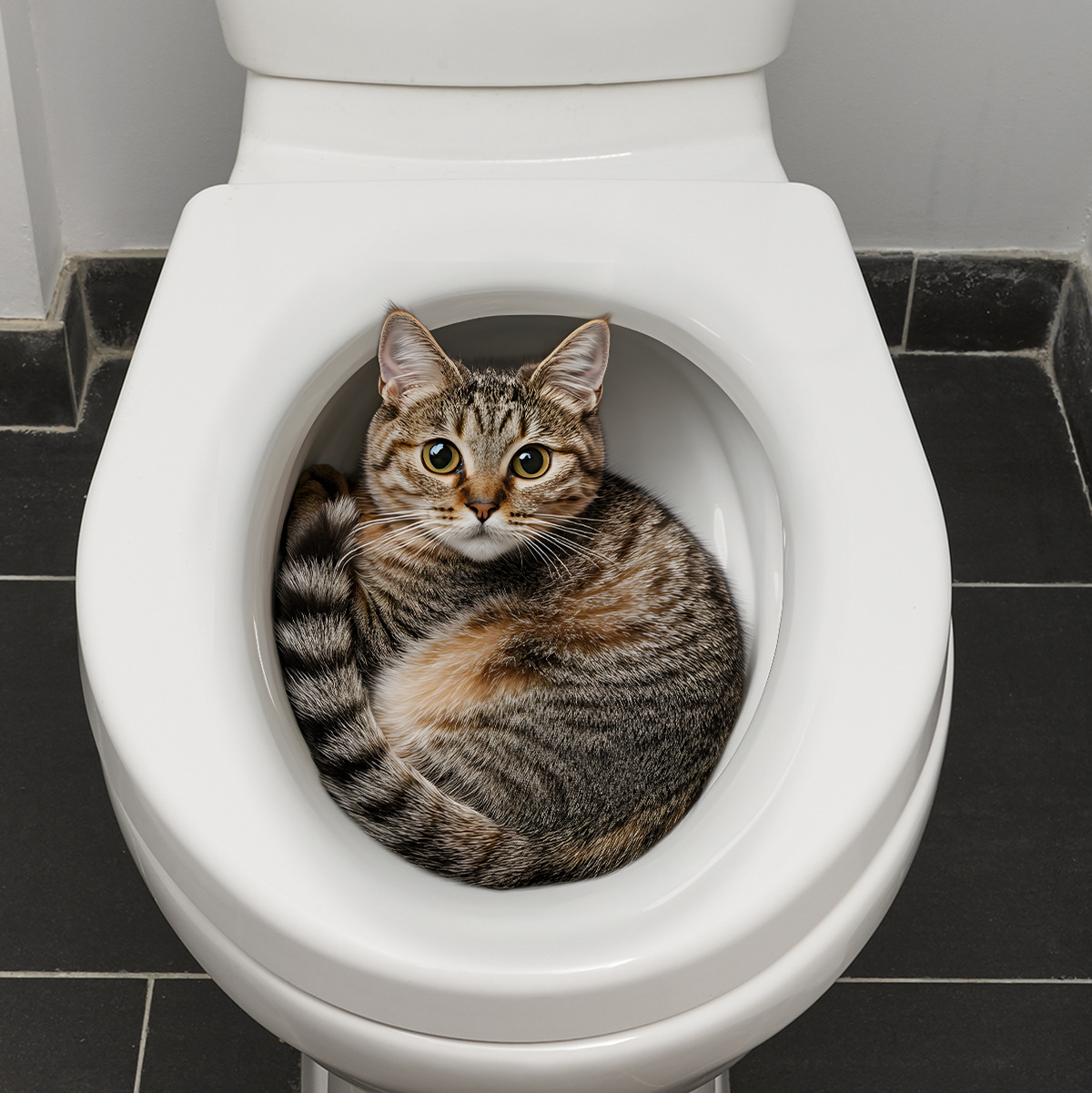 3D Funny Cat Toilet Sticker Ba - Tiny Home Bathroom Kit reseña y precio