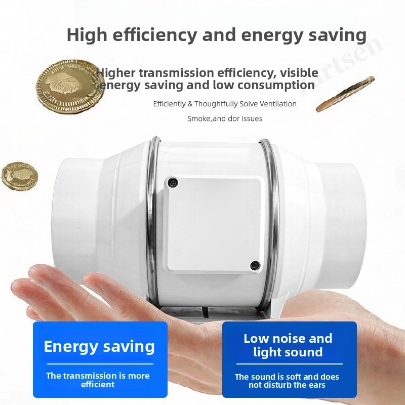 Exhaust Fan Home Silent Inline - Home Kitchen Bathroom Cleaning reseña y precio