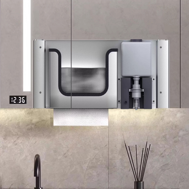 Stainless Steel Hidden Paper T - Home Bathroom Wall Soap Dispenser reseña y precio
