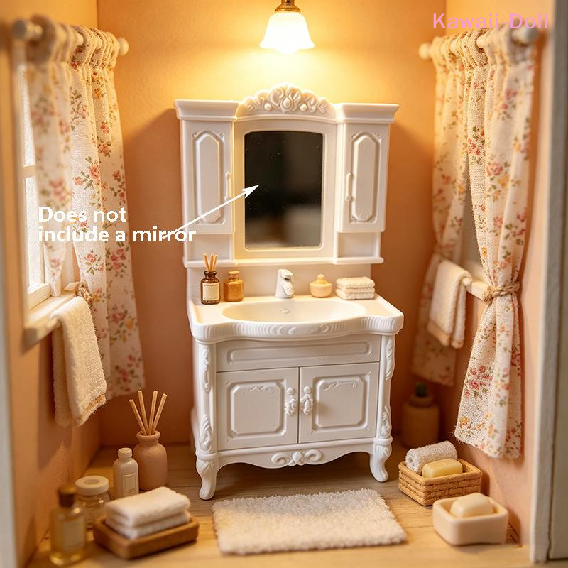 [DO]1Pcs 1/12 Dollhouse Miniat - Tiny Home Bathroom Kit reseña y precio