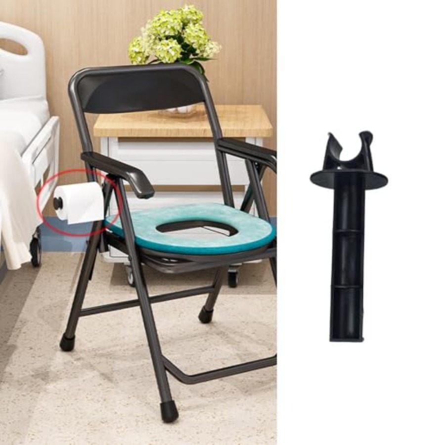 2 Pack Bedside Commode Toilet  - Toilet Paper Holder reseña y precio