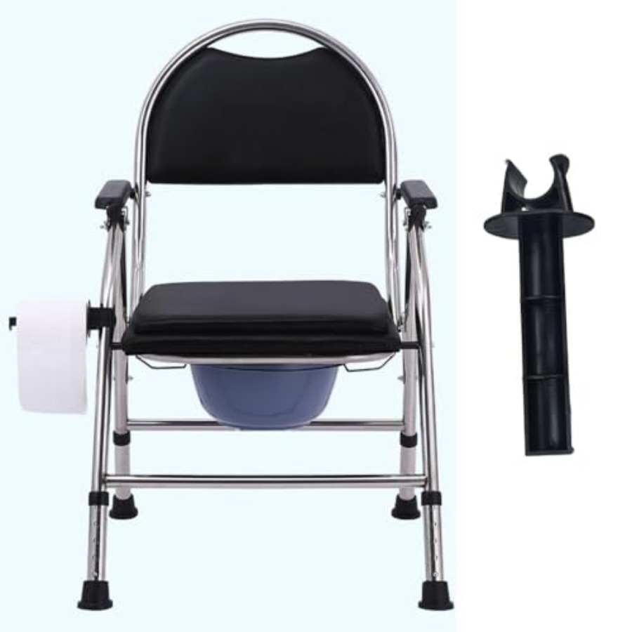 2 Pack Bedside Commode Toilet  - Toilet Paper Holder reseña y precio