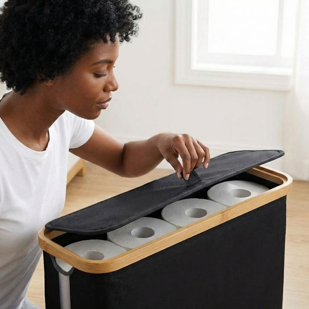 Large Capacity Toilet Paper St - Toilet Paper Holder reseña y precio