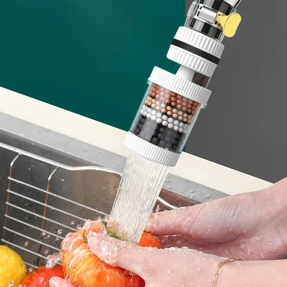6 Layers Faucet Water Filter U - Shower Head Rain reseña y precio